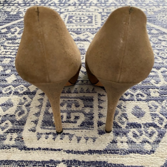 Katie Lombardo peep toe stilettos. Sz 38 - Picture 3 of 6